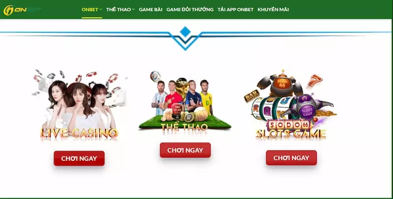 Nhiều sảnh game nổi trội