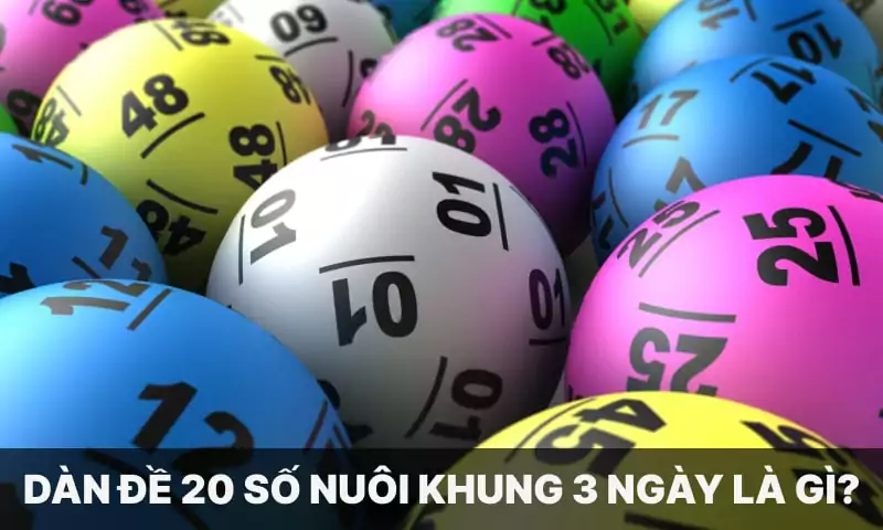 Dàn đề 20 số nuôi khung 3 ngày là gì?