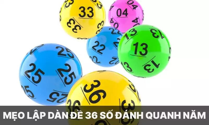 Mẹo lập dàn đề 36 số đánh quanh năm